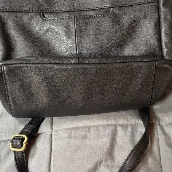 HOBO Black weaved soft pebbled Leather Shoulder Bag - Picture 6 of 16